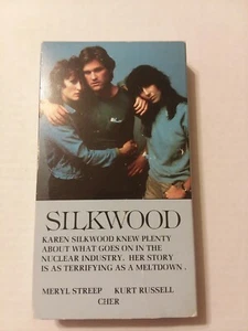 SILKWOOD rare vhs CHER Kurt Russell MERYL STREEP 1980s - Picture 1 of 6
