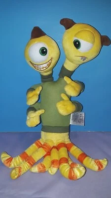 Muñeca de peluche Terri & Terry Perry Disney Pixar Monsters Inc University 2 cabezas 16" Foto 1 de 4