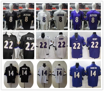 Men's NFL Pickett #8#14#22 Baltimore Ravens American Football Jerseys - Image 1 of 4