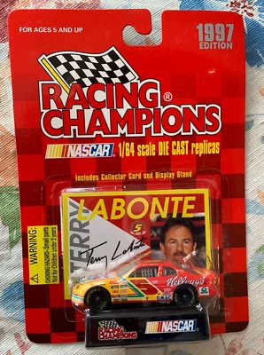 1997 Terry Labonte Racing Champions NASCAR  1/64 Scale Die Cast Replica W/ Card - Image 1 of 4