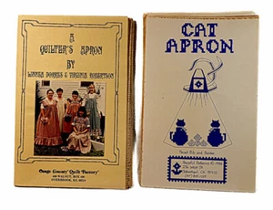 Vintage Apron Patterns sewing craft never used A Quilters Apron etc - Picture 1 of 10