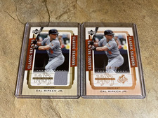2005 Upper Deck Classics Seasons Cal Ripken Jr. (x2) Game Used Jersey/Bronze