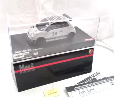 Kyosho Mini-Z ASC ABARTH 695 ASSETTO CORSE No.MZP134GB MR-03 Narrow HM - Image 1 of 4