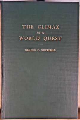 *SIGNED* Climax of World Quest Story of Puget Sound 1927 by George Cotterill - Image 1 of 4