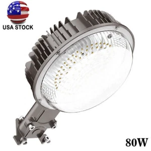 80W LED Barn Lights LED Yard Lights Dusk to Dawn Outside LED Patio Wall Light - Picture 1 of 12