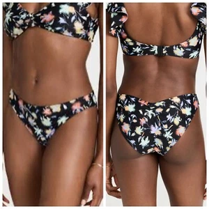 Tanya Taylor Women's Orelia Bikini Bottoms XS NWT 95 Lily Haze Black Multi - Picture 1 of 6