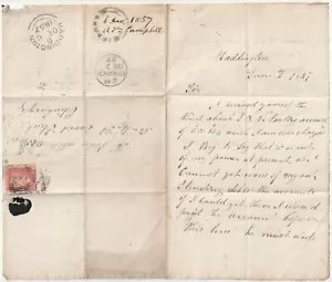 1857 =171= HADDINGTON ZIFFER UDC GIFFORD ADAM CAMPBELL AN JOHN WHITE EDINBURGH - Bild 1 von 3