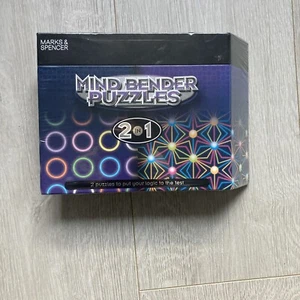 Gioco Marks and Spencers - Mind Bender Puzzles 2 in 1 - Nuovo e Sigillato - Foto 1 di 2