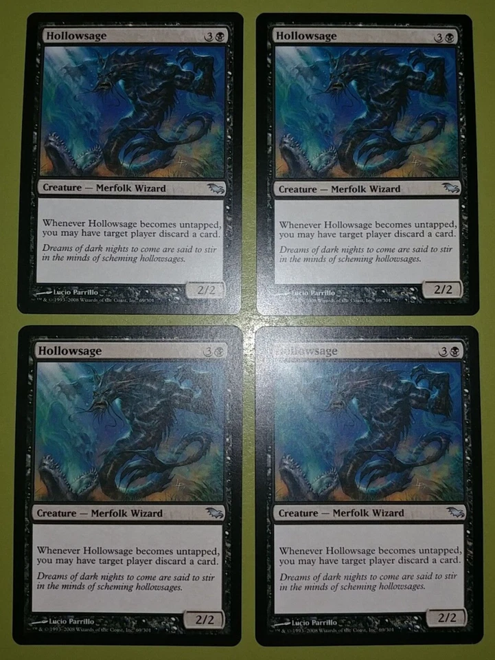 Hollowsage x4 Shadowmoor 4x Playset Magic the Gathering MTG  - Image 1 of 1