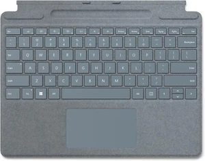 Azul Hielo - para Surface Pro 9,8,X - Tipo Cubierta Teclado Signature Alcantara - Imagen 1 de 1