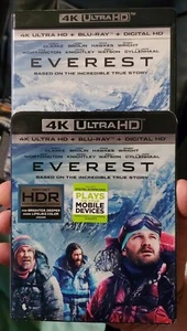 EVEREST 2015 4K UHD + BLU-RAY + SLIPCOVER NO DIGITAL CODE REGION A 1 RARE OOP - Picture 1 of 8