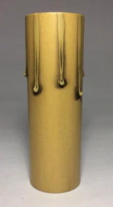 Antique Finish 4" Paper Board Candle Chandelier Lamp Socket Cover Standard 977A - Picture 1 of 3