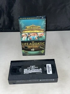 THE LIFE AQUATIC VHS Steve Zissou BILL MURRAY Wes Anderson Owen Wilson RARE! - Foto 1 di 1