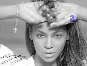 Beyoncé 10"x 8" Signed B&W Great PHOTO. REPRINT - Picture 1 of 1