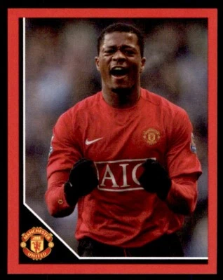 Panini Manchester United 2008 - Patrice Evra in celebration No. 29 - Image 1 of 2
