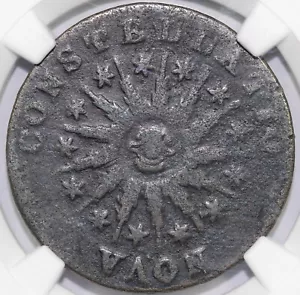 1785 Large Date Pointed Rays Nova Constellatio Copper NGC VF Details Env. Damage - Picture 1 of 5