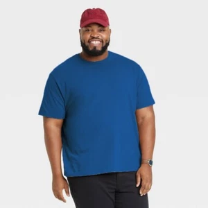 5XL DARK BLUE goodfellow&co crew neck tshirt - Picture 1 of 2