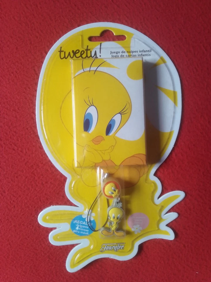 BARAJA DE CARTAS INFANTIL EN BLISTER DE FOURNIER NAIPES JUEGO TWEETY WARNER BROS - Imagen 1 de 2