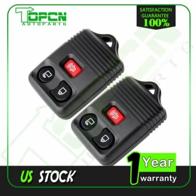 2 Para Ford F150 1998 1999 2000 2001 2002 2003-2010 Llavero Carcasa Repuesto Foto 1 de 4