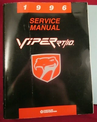 Dodge Viper RT 10 1996 manual de servicio de fábrica  Foto 1 de 4