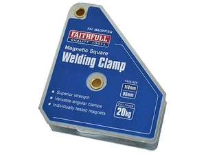 Faithfull - Imán de soldadura cuadrado 100 x 95 mm - Imagen 1 de 1
