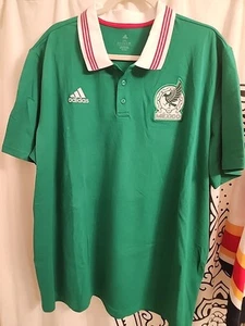 MEXICO National Team Champions DNA Polo 2XL Jersey NEW! โฝ๏ธ๐โค๏ธ๐ฒ๐ฝ El Tri CHOMBA - Picture 1 of 10