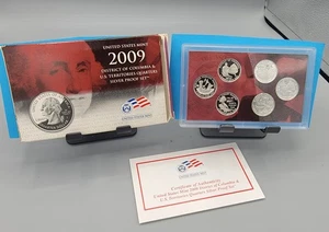 2009-S US Mint Territories Quarters 90% Silver Proof Set 6 Coins OGP Packaging - Picture 1 of 1
