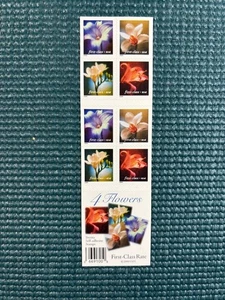 Scott #3457e: 4 Flowers MNH Booklet of 20. - Picture 1 of 1