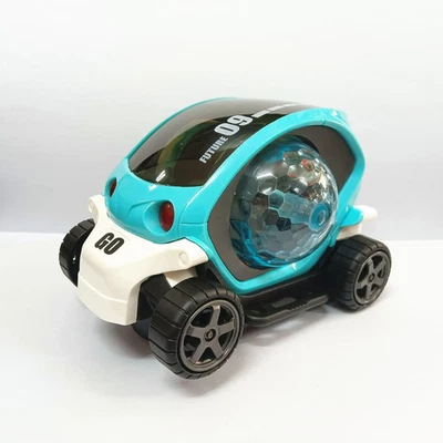 Coche de juguete sensorial para gatear bebé - Luz electrónica y música juguete para tiempo boca abajo 1 pieza Foto 1 de 4