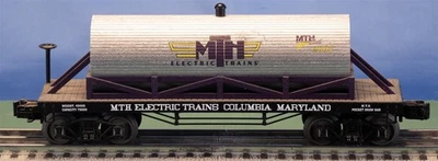 O MTH RailKing 30-73235 O Gauge 19th Century Wooden Tank Car - Image 1 of 4