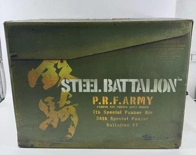 Steel Battalion Controller In Box 2 Game Set XBOX Line Of Contact Blue Buttons - Image 1 of 4