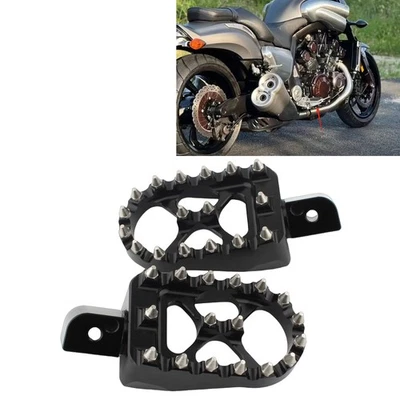 Front Foot Rest Pegs Pedal For Yamaha XJR1200 1995-1998 XJ1300 VMAX 1200 1700 D Foto 1 de 4
