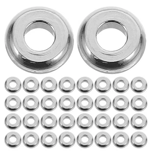 200 Stck. Edelstahl Perlen: 1,2 mm Metall Zwischenring Rondell Lose Perlen Zum Selbermachen - Bild 1 von 12