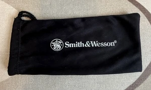 Smith & Wesson Silky Glasses Sunglasses Pouch Cinch Travel Bag Black 7” x 3” - Picture 1 of 6