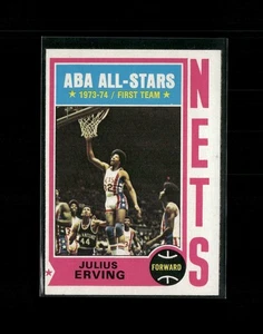 1974-75 Topps #200 Julius Erving Nets HOF ExMt 25782 - Picture 1 of 2