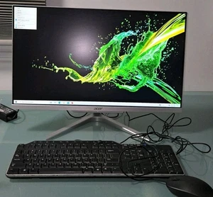Acer C24-865 All-in-One i5-8250U 1.6GHz 8GB RAM 1TB, HDD Windows 10, Read! - Picture 1 of 6