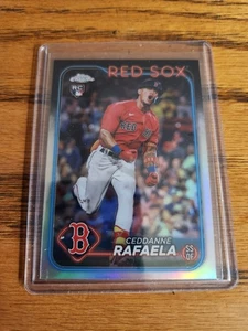 2024 Topps Chrome - Ceddanne Rafaela #118 Refractor (RC) - Picture 1 of 2