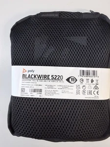 Plantronics Poly Blackwire 5220 USB-C & 3.5mm Wired Headset With Mic *NEW* - Picture 1 of 3