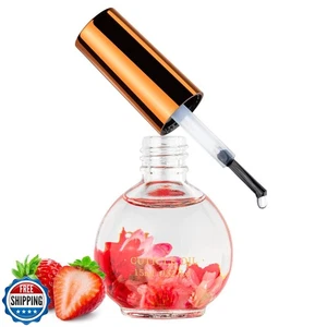 JIASHENG Cuticle Oil, Strawberry Scented Cuticle Nail Oil Infused with Real F - Picture 1 of 5