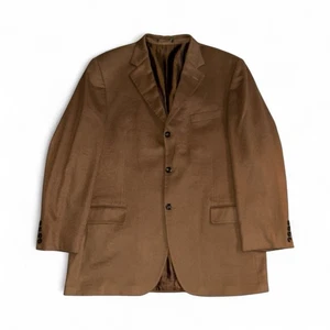 Arnold Brandt Loro Piana 100% Kaschmir Braun 3 Knopf Blazer Sport Mantel 50R? - Bild 1 von 10