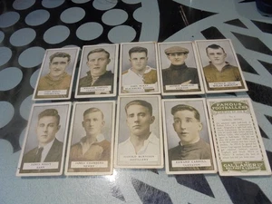 GALLAHERS ''FAMOUS FOOTBALLERS [ GREEN BACK] 1925'' ODDS VG C/W END CARD #1 - Picture 1 of 1