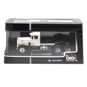 Semirremolque IXO Models 1955 Peterbilt 281 blanco con guardabarros negros diecast 1:64 - Imagen 1 de 8