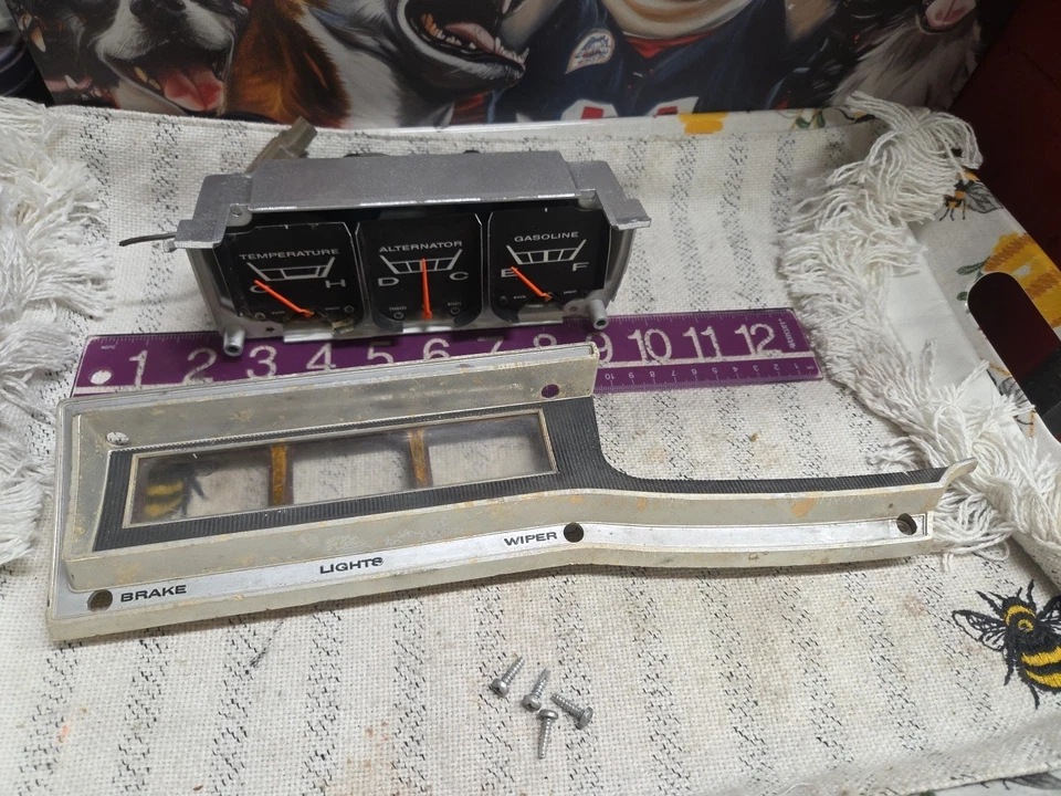 Medidores de tablero Plymouth Fury 1965 funcionando Foto 1 de 4