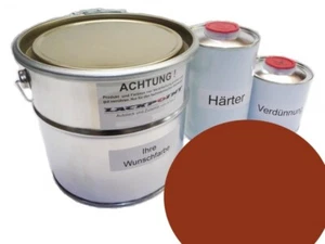 7 Liter Set 2K Autolack für Piaggio 880 Rosso Corallo kein Wasserlack Glanz Rot - Picture 1 of 2