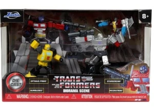 Jada Toys Transformers G1 Diorama Scene 2.75" 4Pack Die-Cast Collectible Box Set - Picture 1 of 7