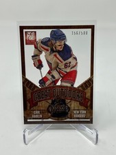 2012-13 Elite Hockey Carl Hagelin Great Outdoors Card #GO-21 #156/500