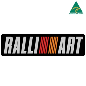 Ralliart Vinyl Decal Sticker For Mitsubishi Magna Lancer ASX Colt 12 cm x 3 cm - Picture 1 of 5