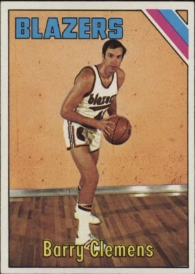 1975 Topps #22 Barry Clemens - Portland Trail Blazers - Image 1 of 2