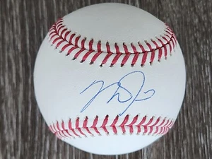 Mike Trout Los Angeles Angels Autographed 60th Anniversary Logo Baseball - Picture 1 of 5