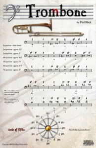 Instrumental Fingering Chart Poster for Trombone * Ships from the publisher! - Picture 1 of 1